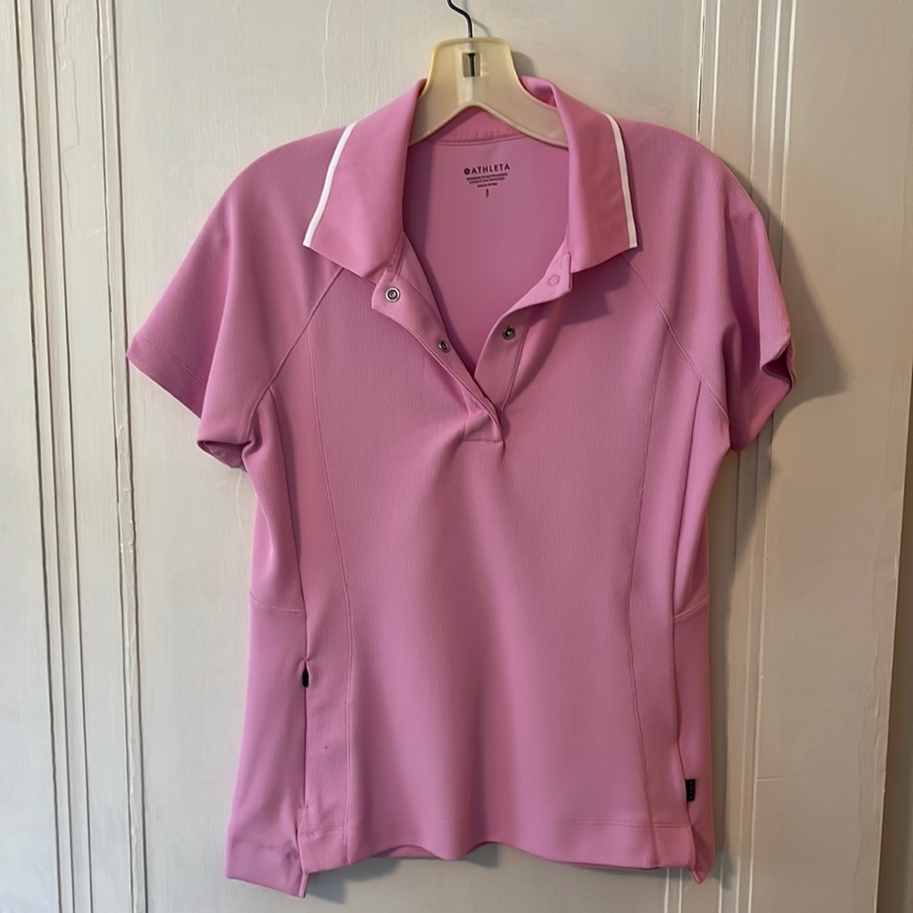 Athleta Everyday polo tee